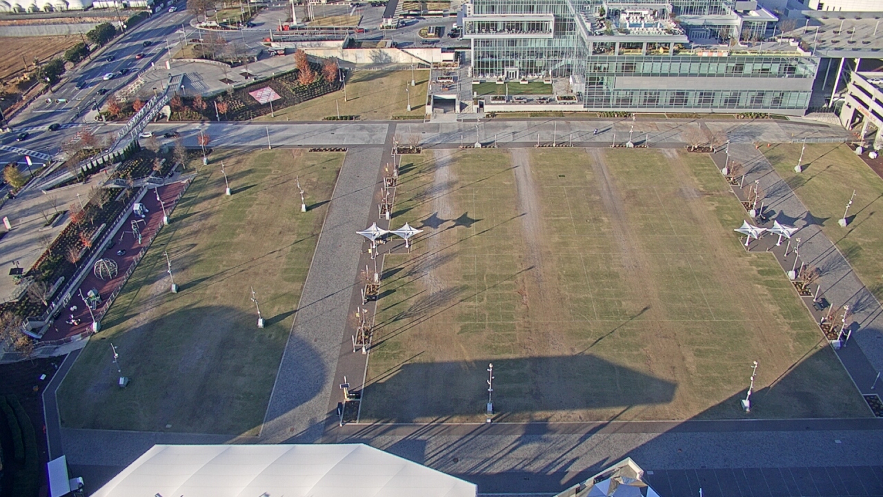 Thumbnail for current weather camera view from Mercedes Benz Stadium in Atlanta, Georgia