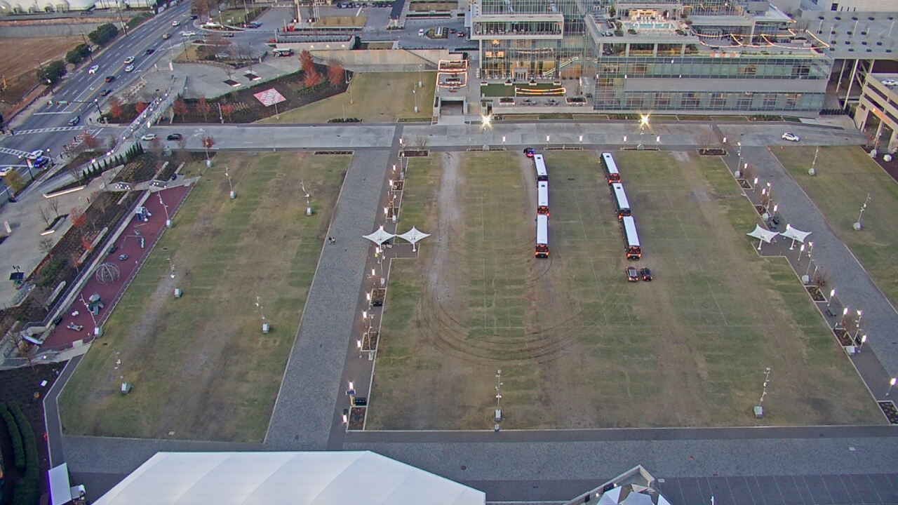 Thumbnail for current weather camera view from Mercedes Benz Stadium in Atlanta, Georgia