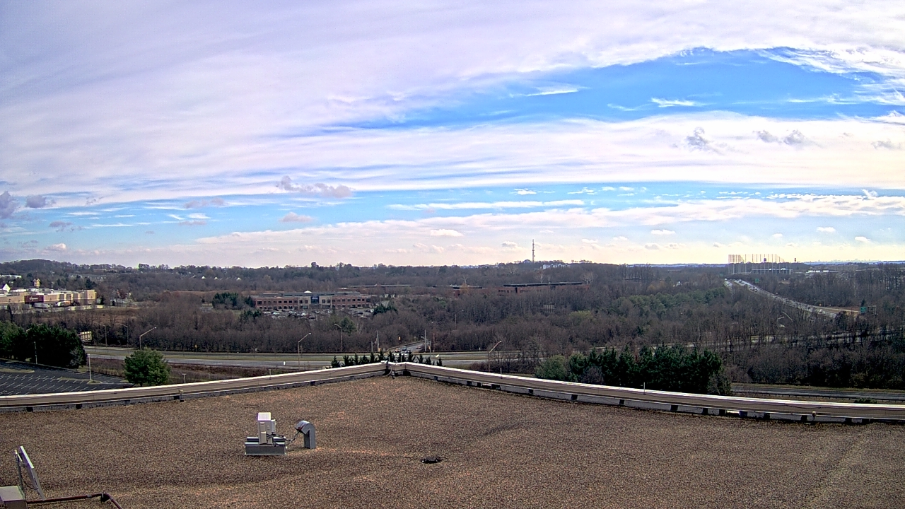Thumbnail for current weather camera view from EarthNetworks Headquarters in Germantown, Maryland
