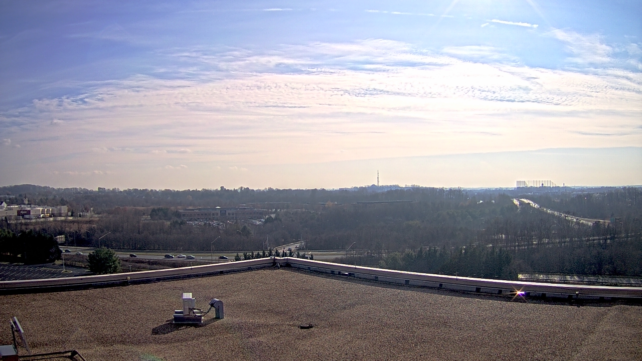Thumbnail for current weather camera view from EarthNetworks Headquarters in Germantown, Maryland
