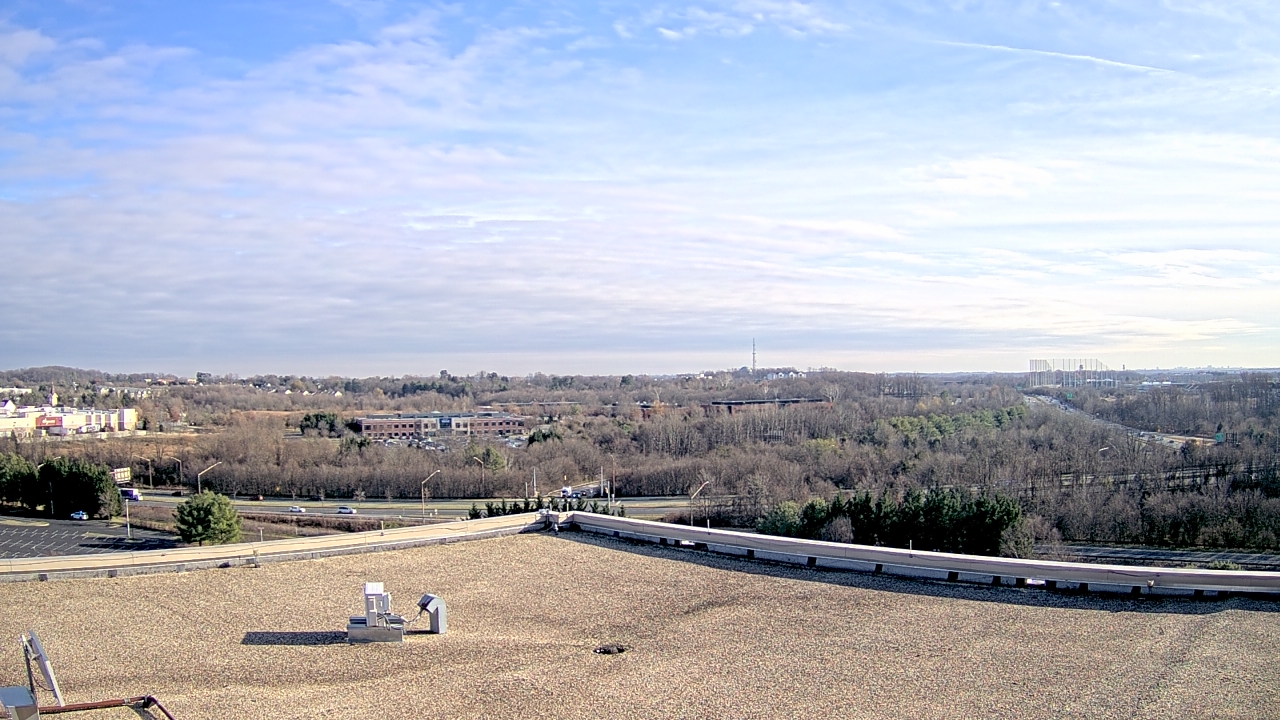 Thumbnail for current weather camera view from EarthNetworks Headquarters in Germantown, Maryland