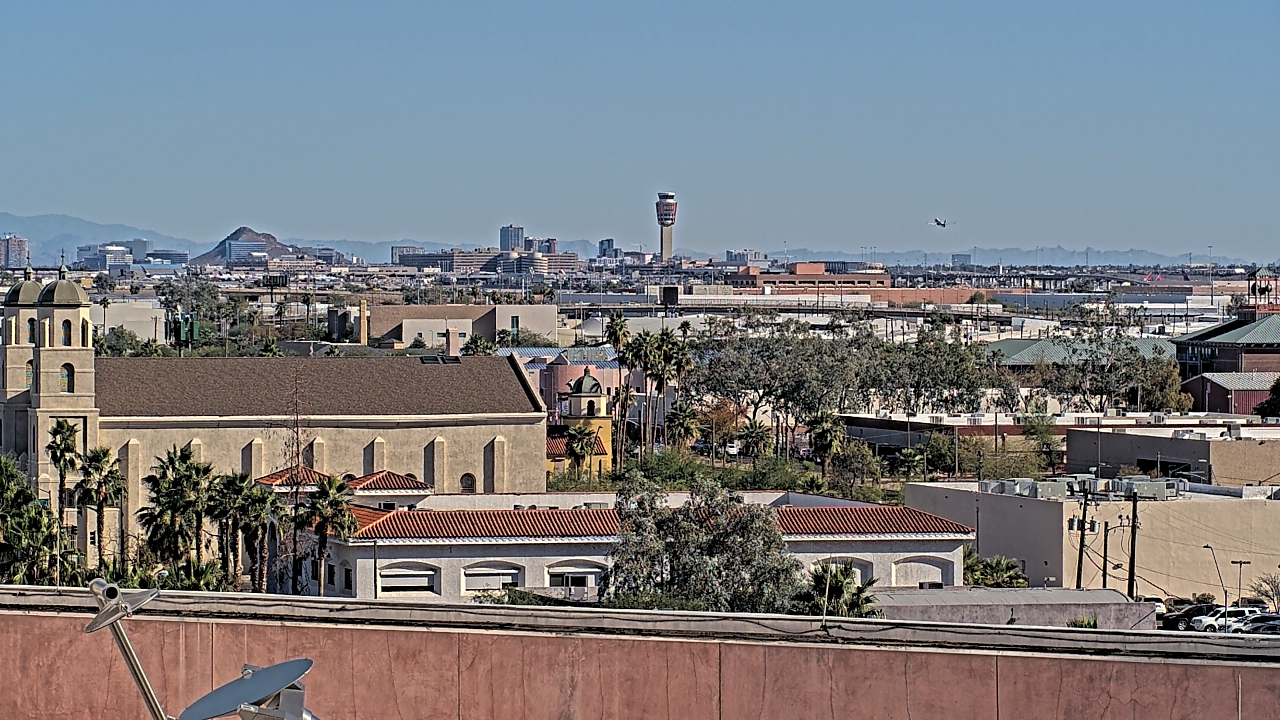 Thumbnail for current weather camera view from Arizona Science Center in Phoenix, Arizona