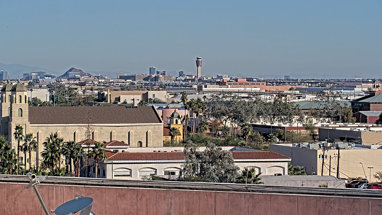 Thumbnail for current weather camera view from Arizona Science Center in Phoenix, Arizona