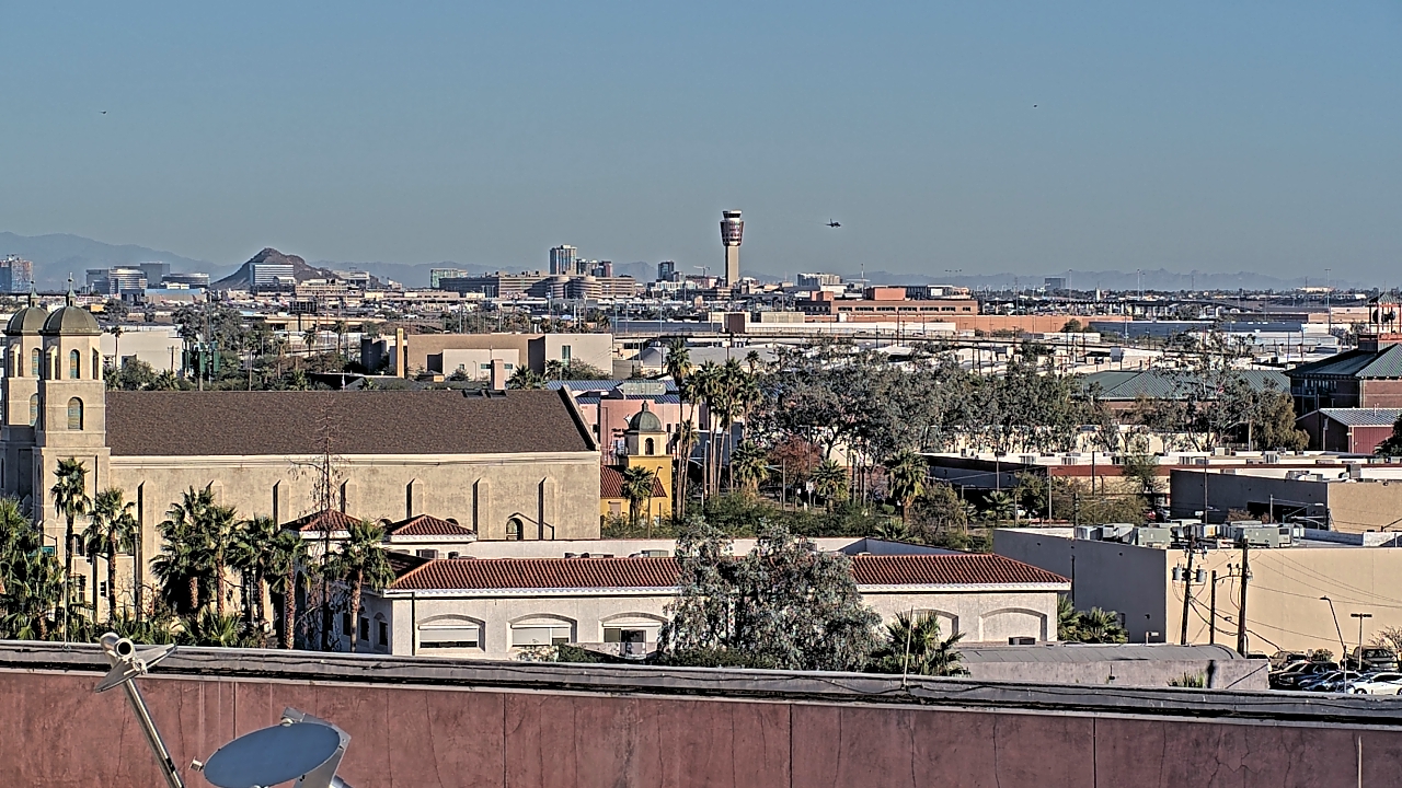 Thumbnail for current weather camera view from Arizona Science Center in Phoenix, Arizona