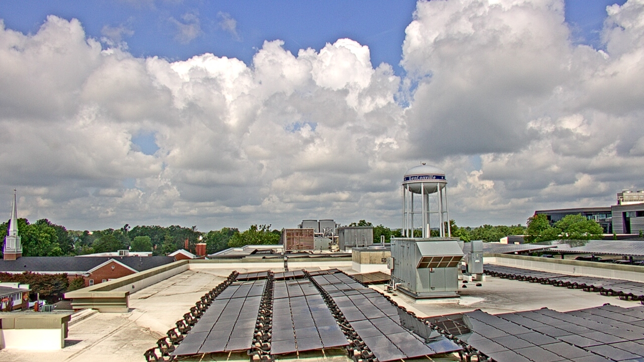 Thumbnail for current weather camera view from Walton�s 5 & 10 in Bentonville, Arkansas