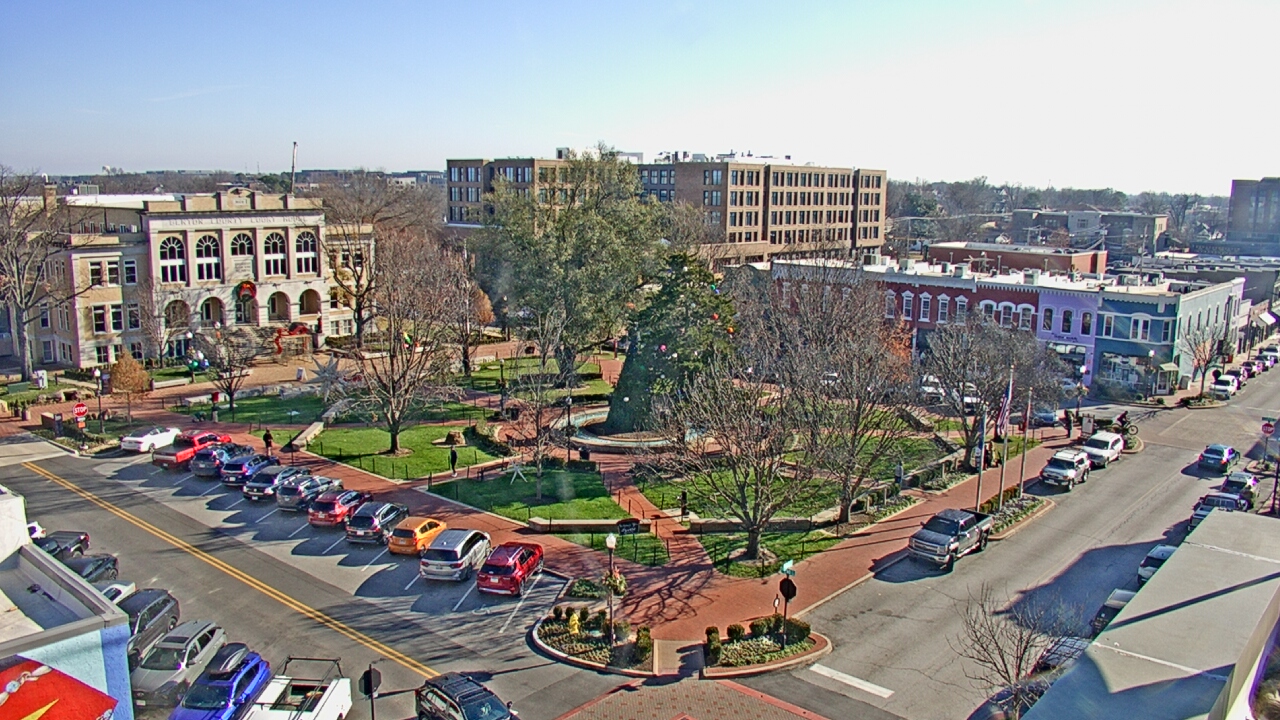 Thumbnail for current weather camera view from Walton�s 5 & 10 in Bentonville, Arkansas