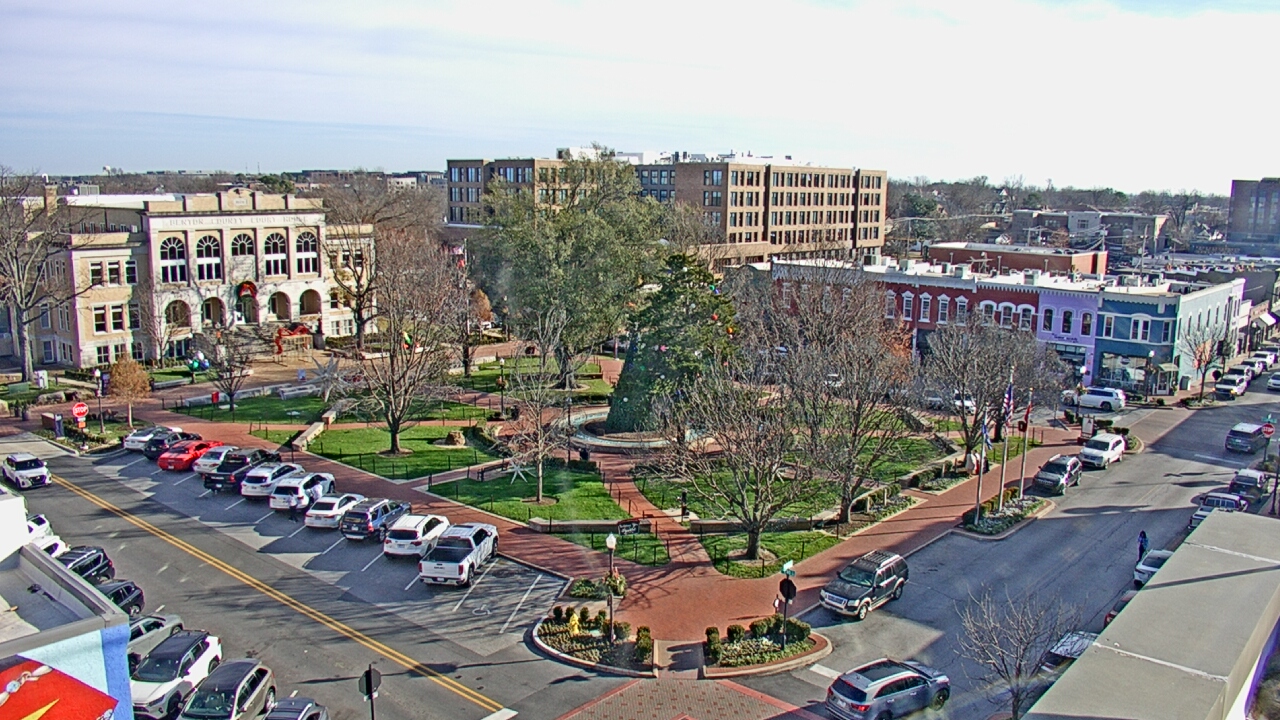 Thumbnail for current weather camera view from Walton�s 5 & 10 in Bentonville, Arkansas