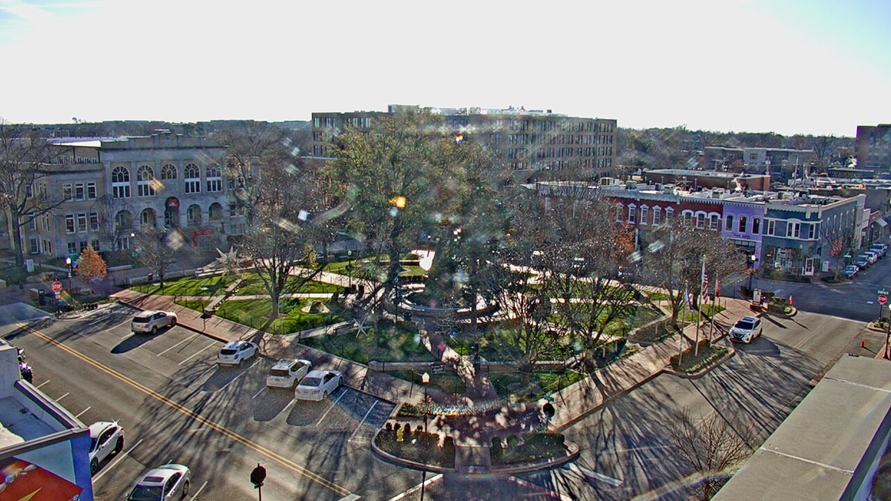 Thumbnail for current weather camera view from Walton�s 5 & 10 in Bentonville, Arkansas