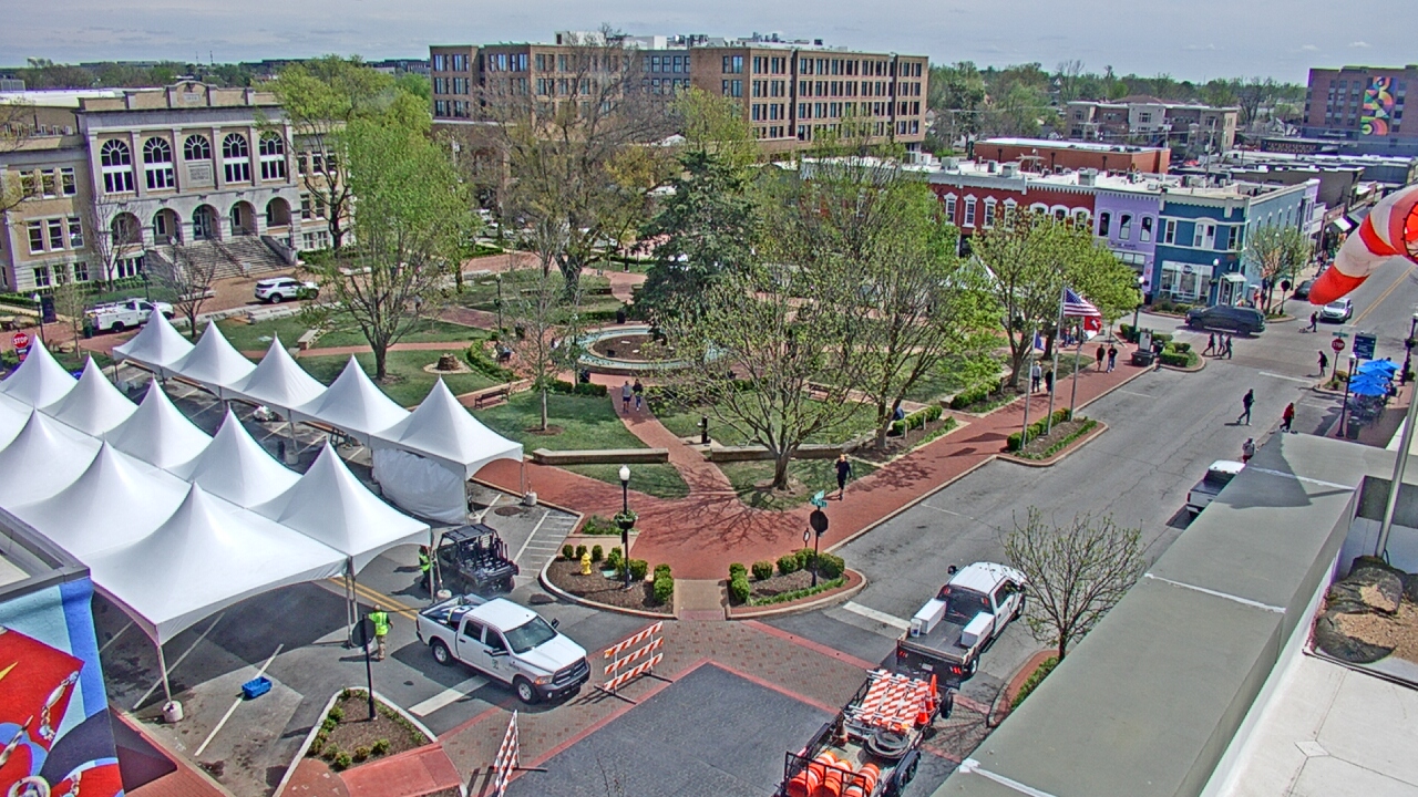 Thumbnail for current weather camera view from Walton�s 5 & 10 in Bentonville, Arkansas