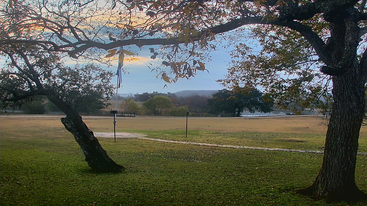 Thumbnail for current weather camera view from Camp Verde Ranch in Center Point, Texas