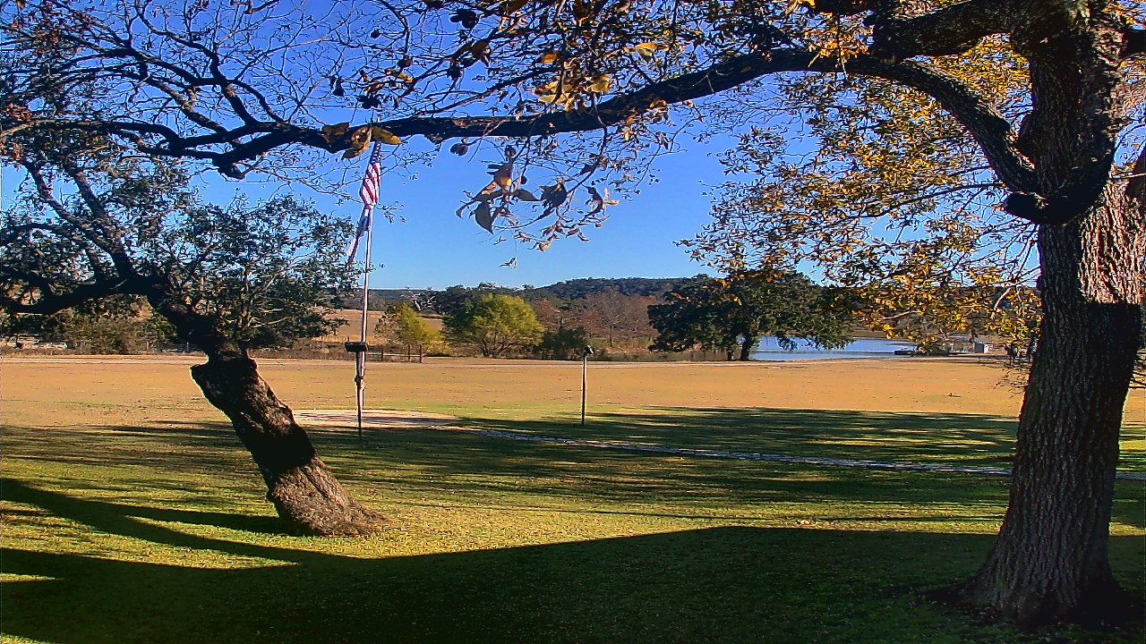 Thumbnail for current weather camera view from Camp Verde Ranch in Center Point, Texas