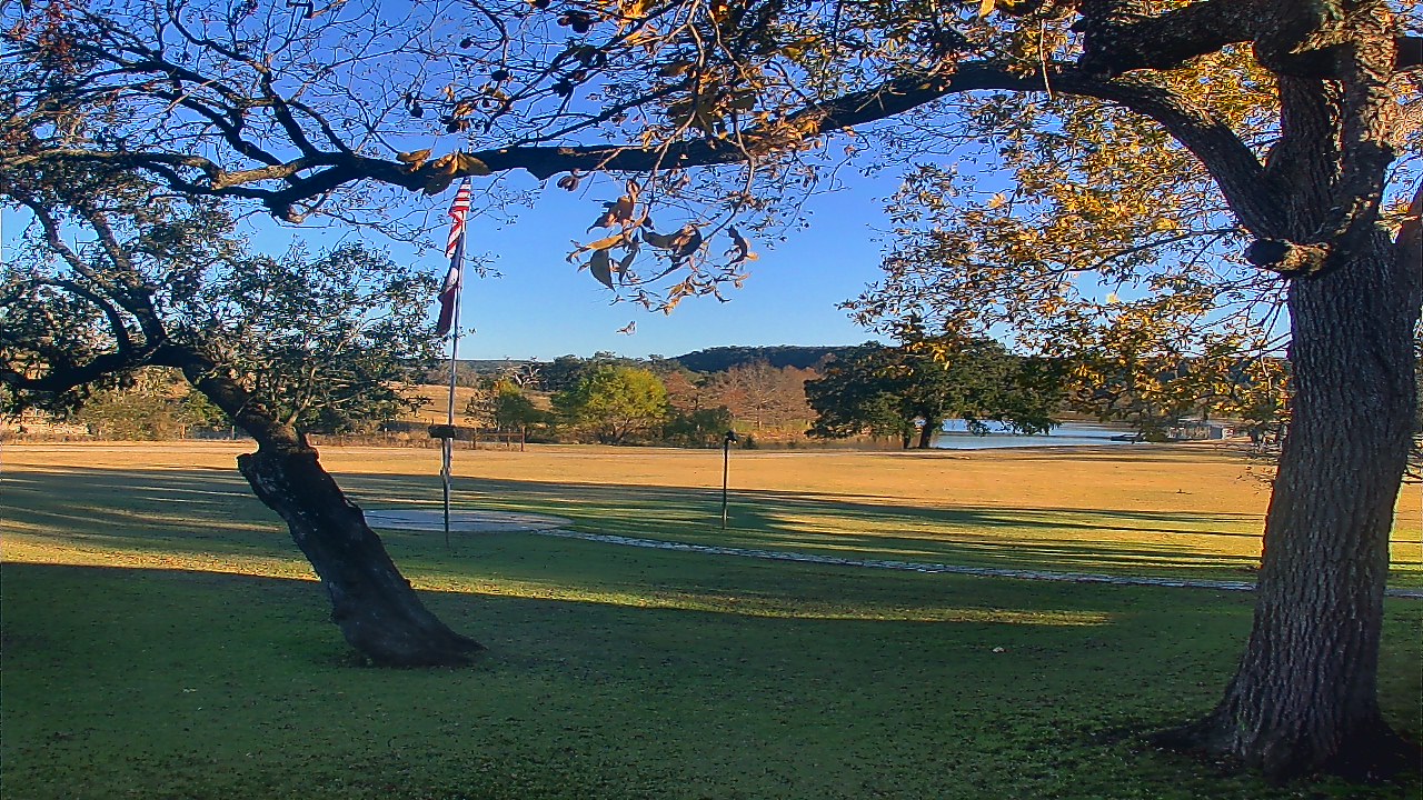 Thumbnail for current weather camera view from Camp Verde Ranch in Center Point, Texas