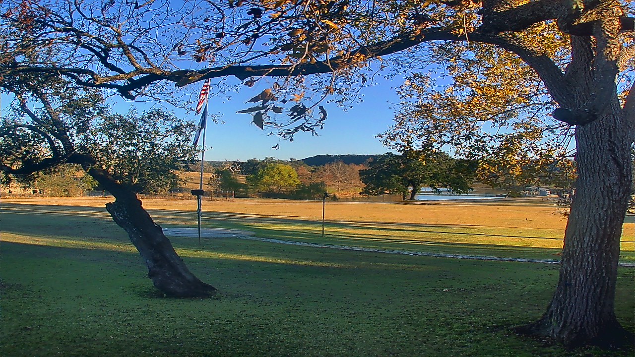 Thumbnail for current weather camera view from Camp Verde Ranch in Center Point, Texas