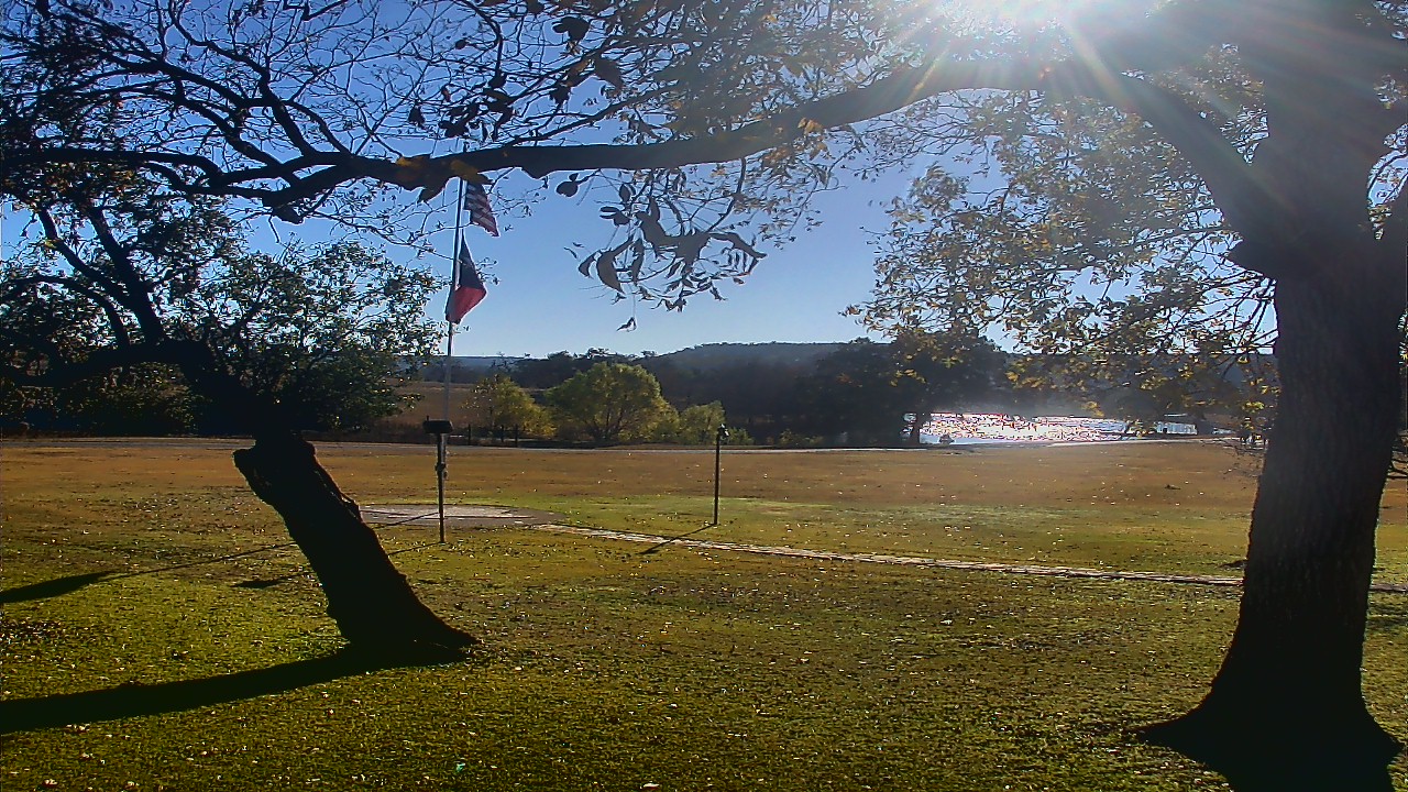 Thumbnail for current weather camera view from Camp Verde Ranch in Center Point, Texas