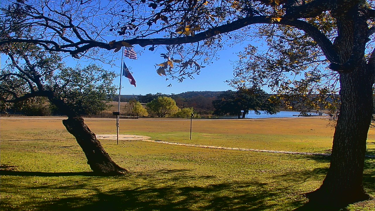 Thumbnail for current weather camera view from Camp Verde Ranch in Center Point, Texas