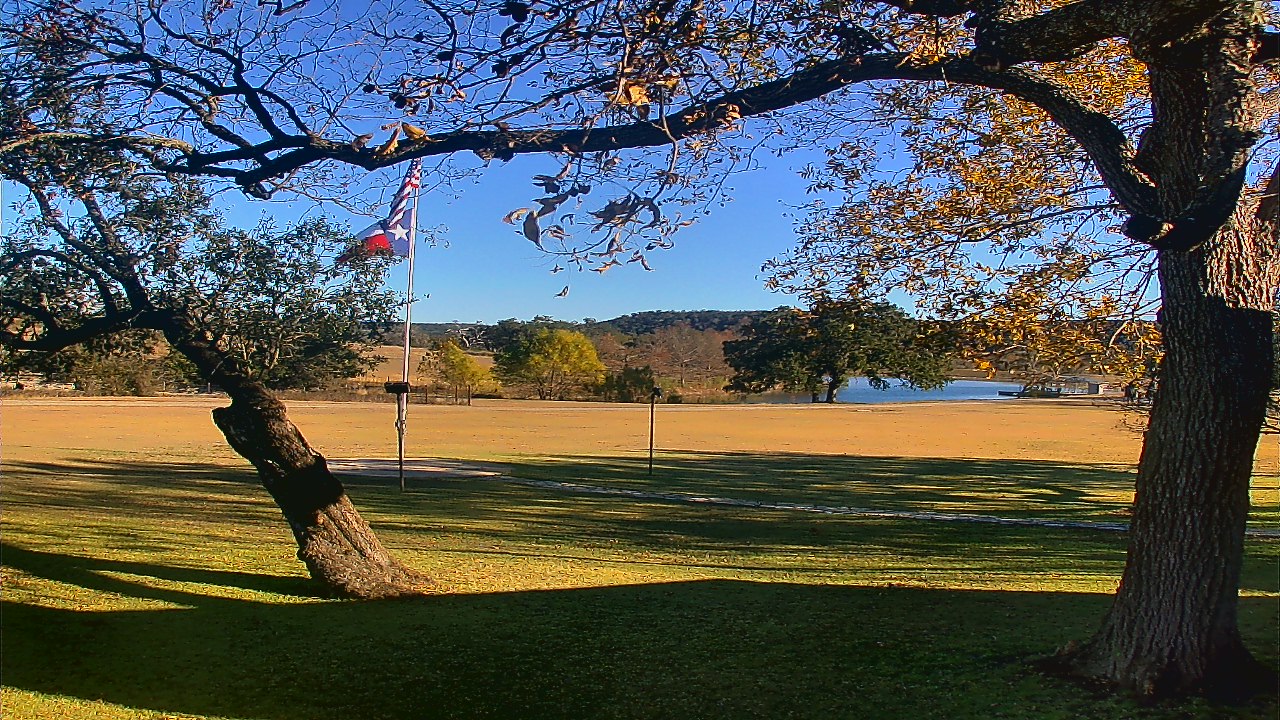 Thumbnail for current weather camera view from Camp Verde Ranch in Center Point, Texas