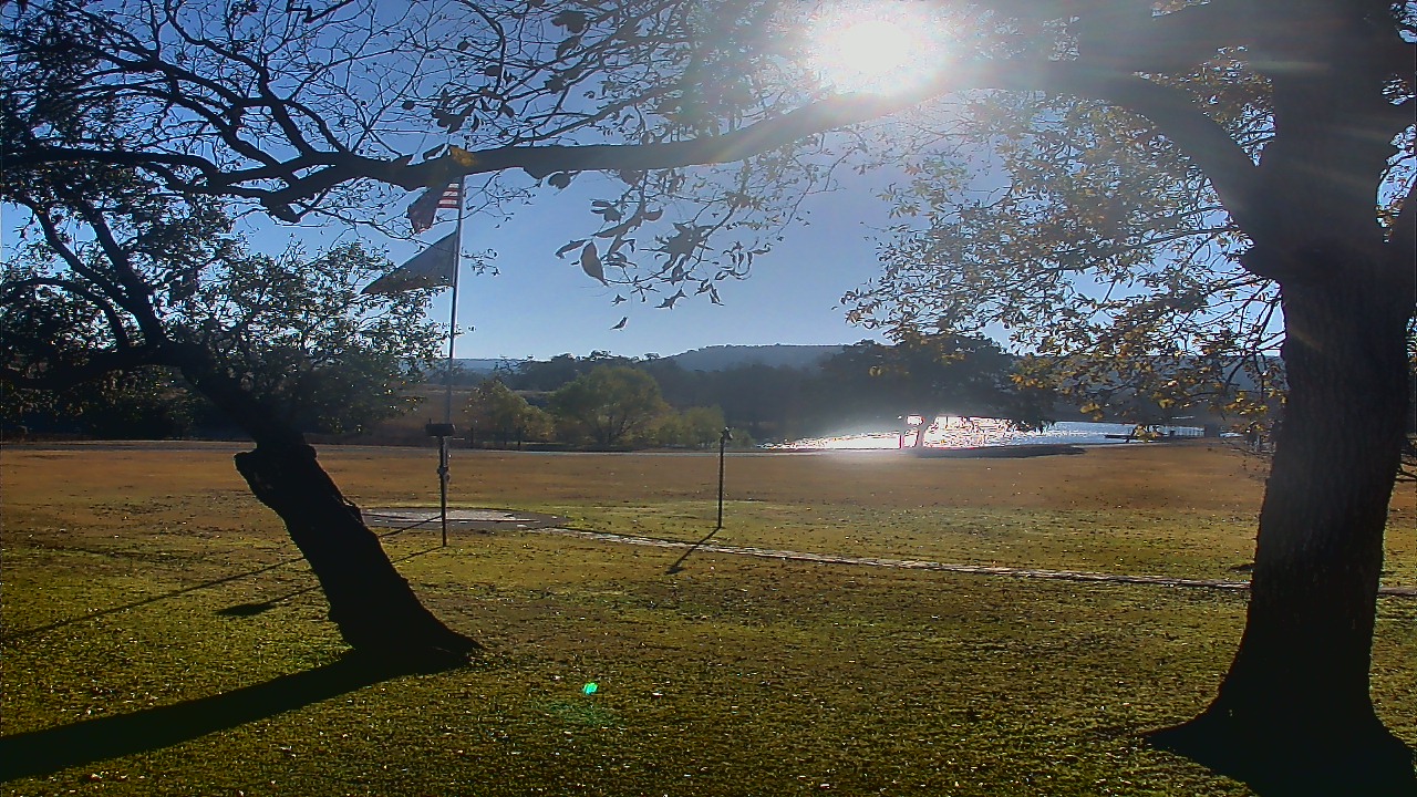 Thumbnail for current weather camera view from Camp Verde Ranch in Center Point, Texas