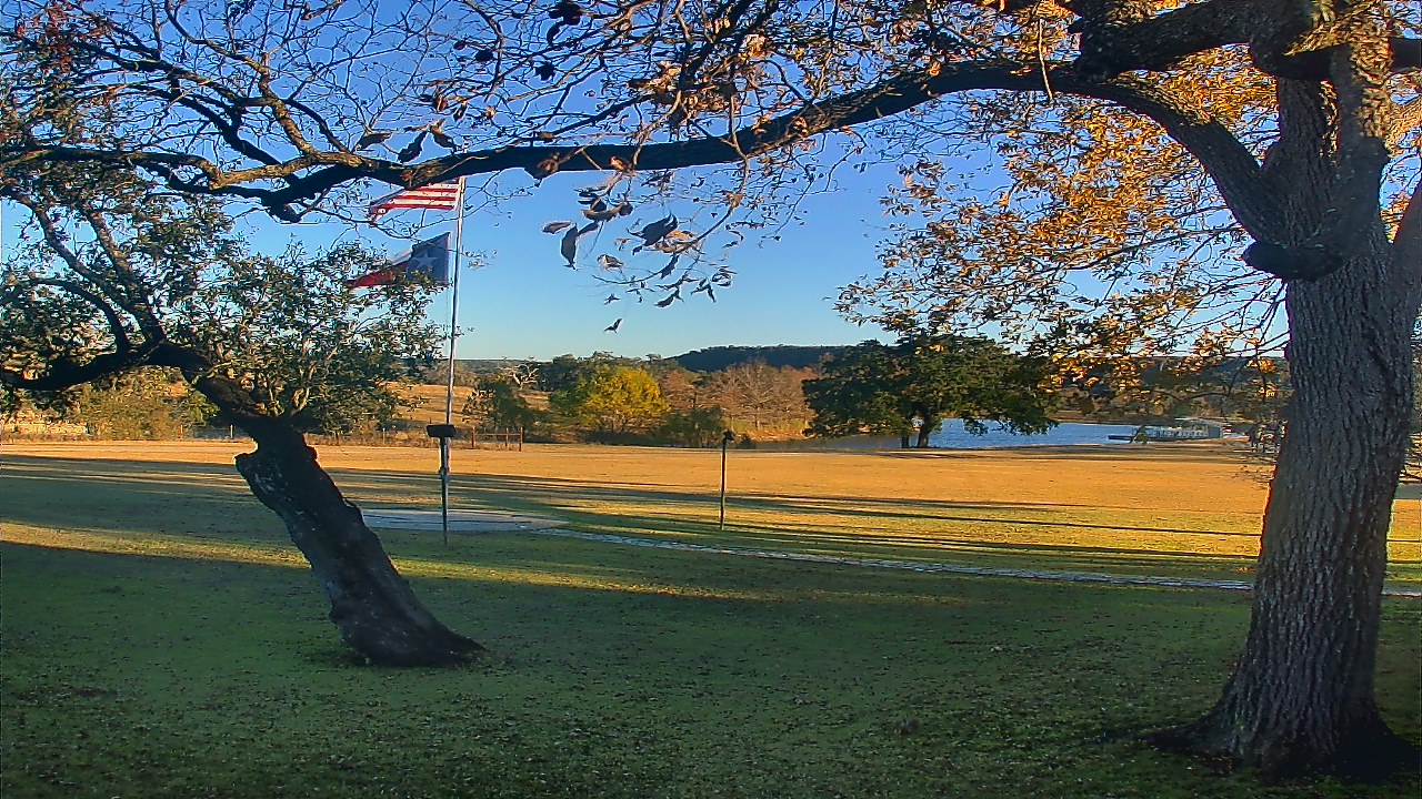 Thumbnail for current weather camera view from Camp Verde Ranch in Center Point, Texas