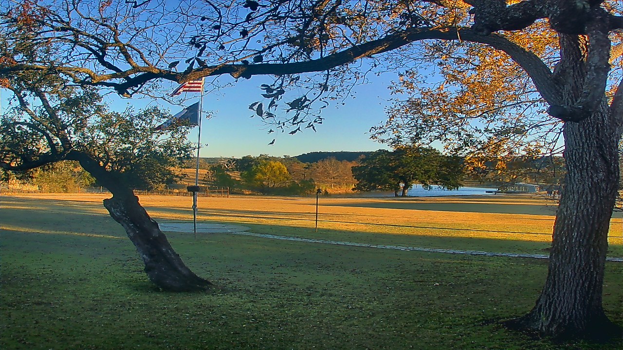 Thumbnail for current weather camera view from Camp Verde Ranch in Center Point, Texas
