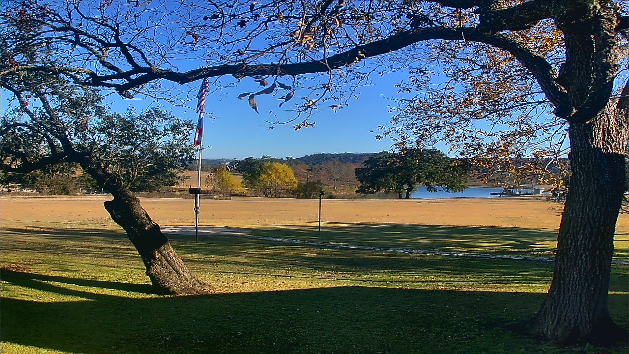 Thumbnail for current weather camera view from Camp Verde Ranch in Center Point, Texas