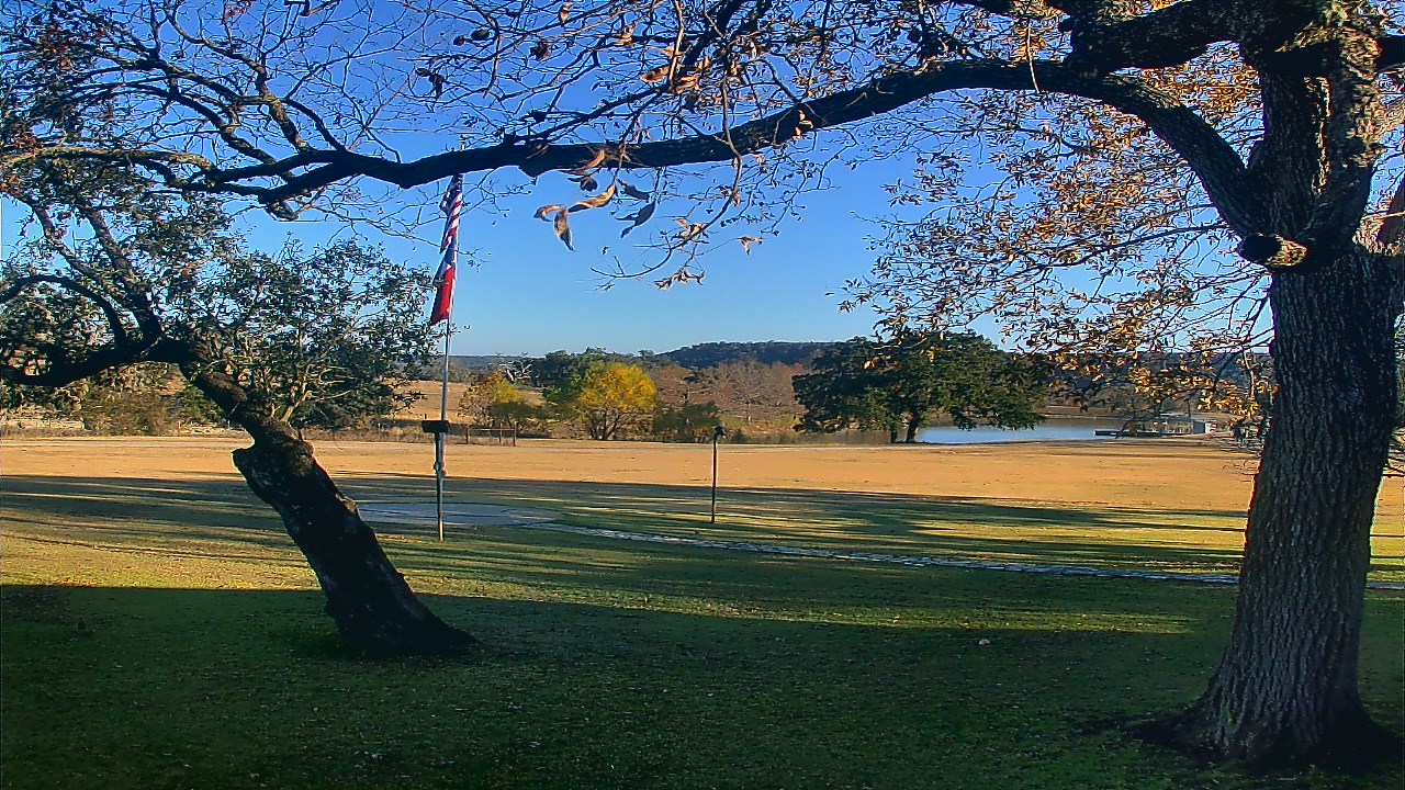 Thumbnail for current weather camera view from Camp Verde Ranch in Center Point, Texas