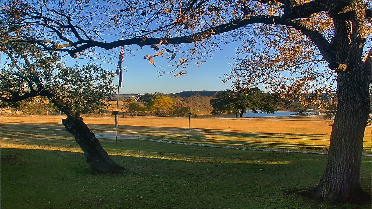 Thumbnail for current weather camera view from Camp Verde Ranch in Center Point, Texas