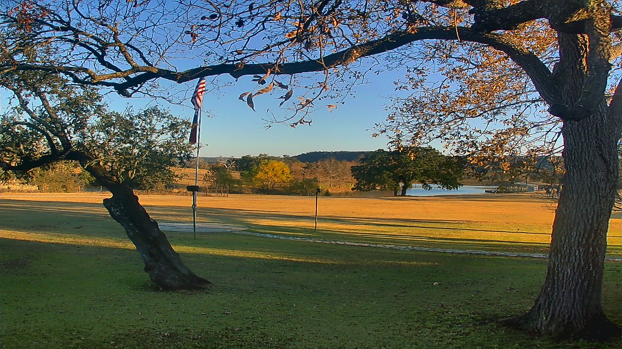 Thumbnail for current weather camera view from Camp Verde Ranch in Center Point, Texas