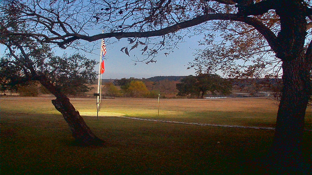 Thumbnail for current weather camera view from Camp Verde Ranch in Center Point, Texas