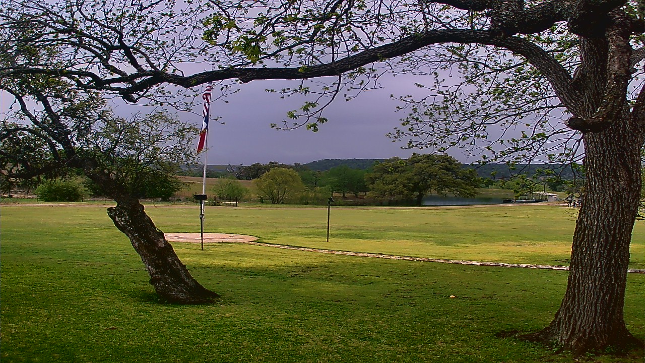 Thumbnail for current weather camera view from Camp Verde Ranch in Center Point, Texas