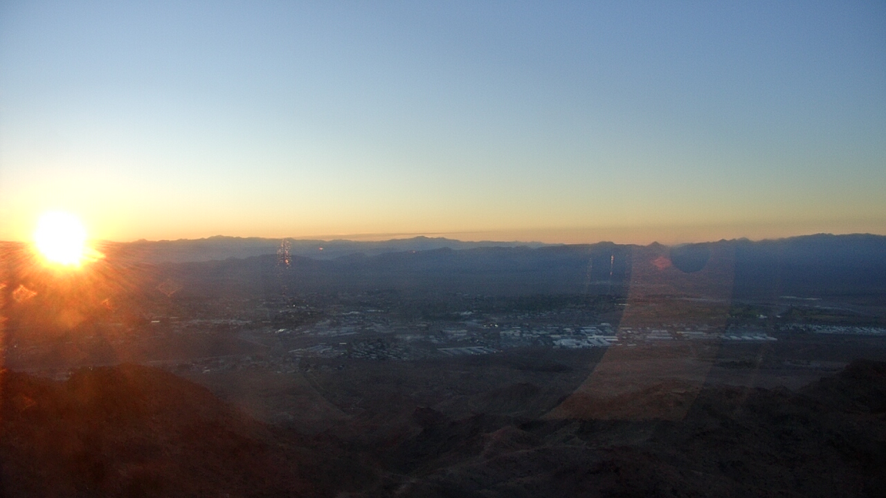 Thumbnail for current weather camera view from Boulder City - view from River Mtn in Boulder City, Nevada