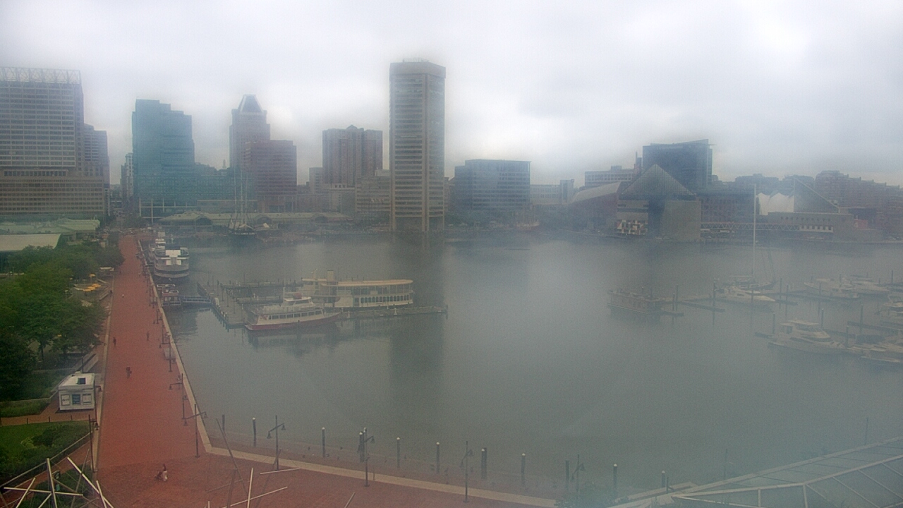 Thumbnail for current weather camera view from Maryland Science Center in Baltimore, Maryland