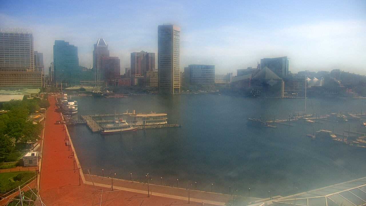 Thumbnail for current weather camera view from Maryland Science Center in Baltimore, Maryland