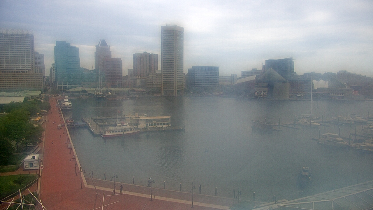 Thumbnail for current weather camera view from Maryland Science Center in Baltimore, Maryland