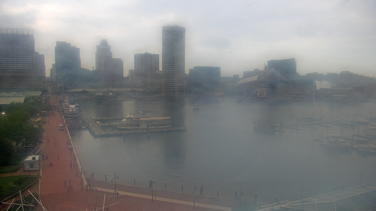 Thumbnail for current weather camera view from Maryland Science Center in Baltimore, Maryland