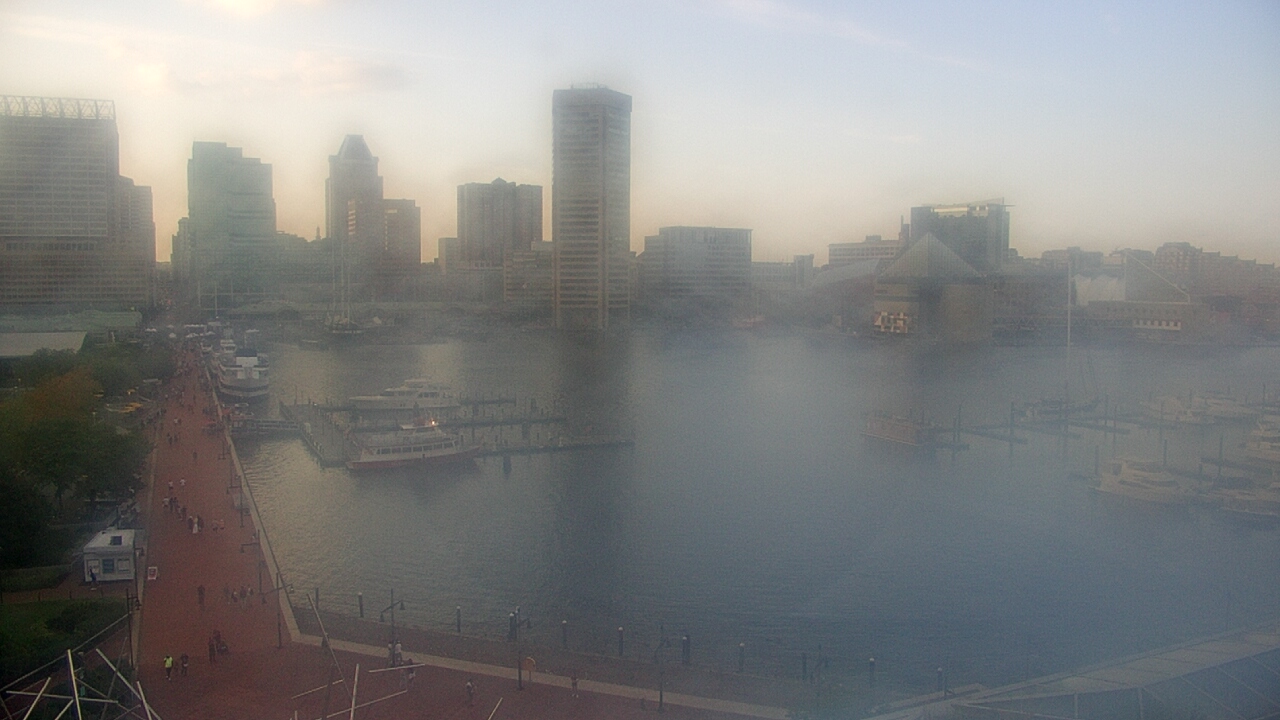 Thumbnail for current weather camera view from Maryland Science Center in Baltimore, Maryland