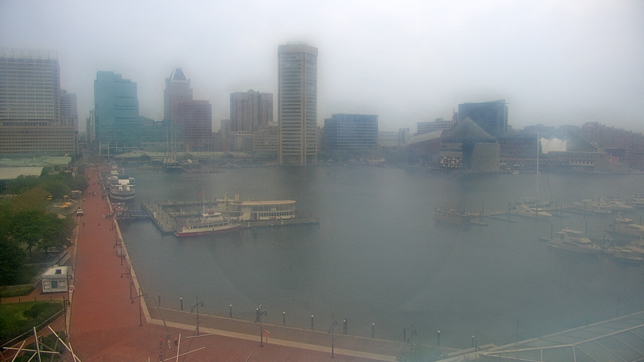 Thumbnail for current weather camera view from Maryland Science Center in Baltimore, Maryland