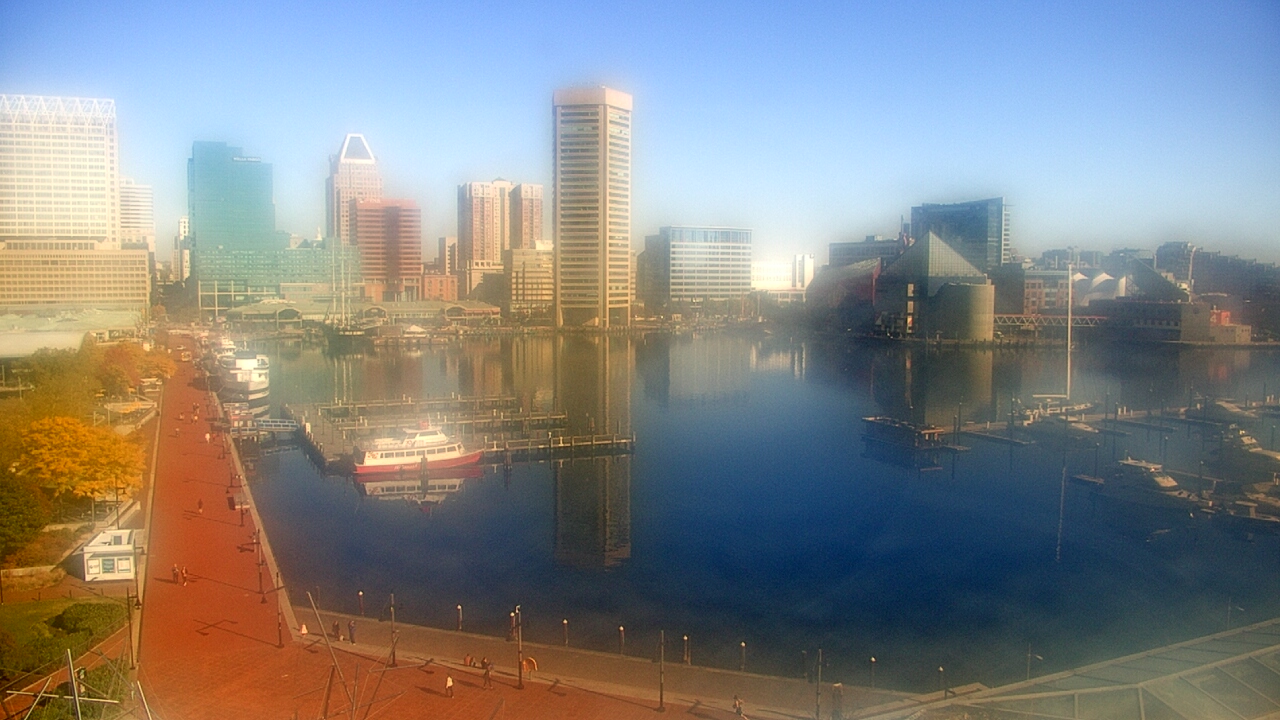 Thumbnail for current weather camera view from Maryland Science Center in Baltimore, Maryland