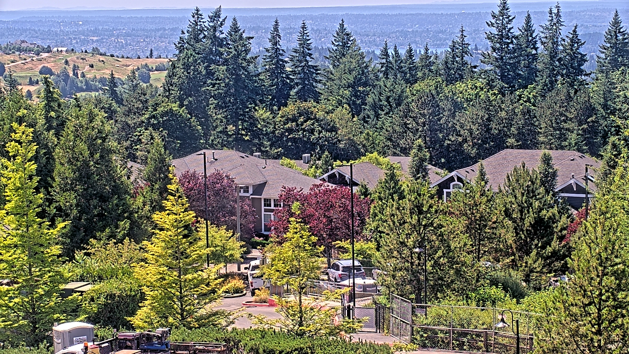 Thumbnail for current weather camera view from Open Window School 1200 ft elev Cougar Mtn in Bellevue, Washington