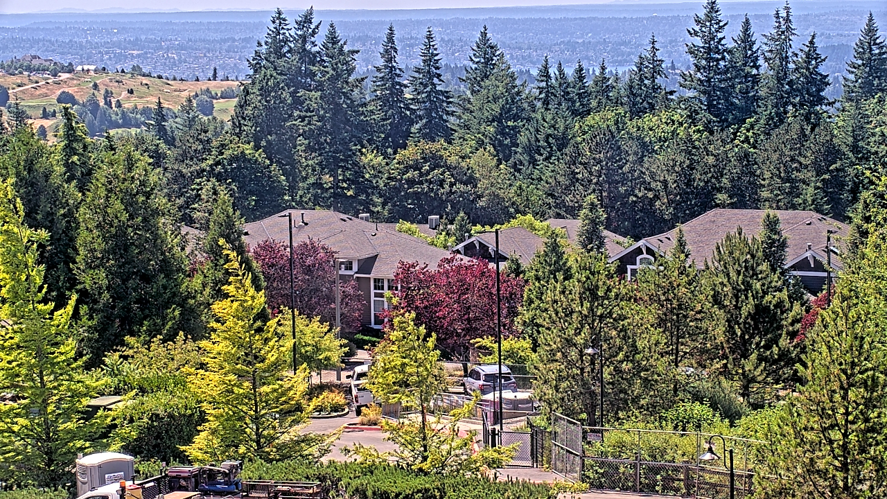 Thumbnail for current weather camera view from Open Window School 1200 ft elev Cougar Mtn in Bellevue, Washington