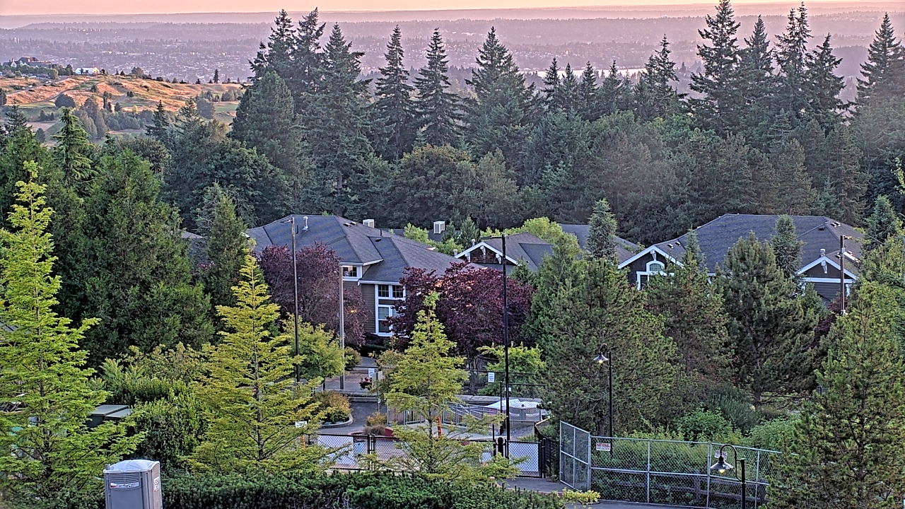 Thumbnail for current weather camera view from Open Window School 1200 ft elev Cougar Mtn in Bellevue, Washington