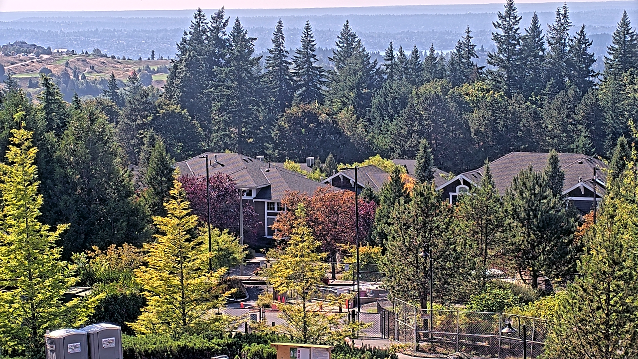 Thumbnail for current weather camera view from Open Window School 1200 ft elev Cougar Mtn in Bellevue, Washington