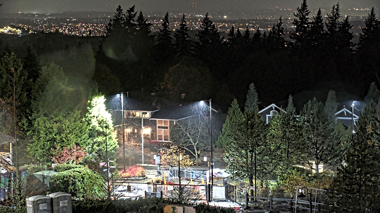 Thumbnail for current weather camera view from Open Window School 1200 ft elev Cougar Mtn in Bellevue, Washington