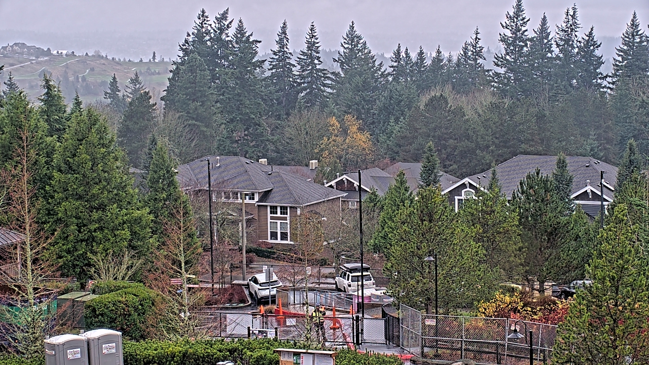 Thumbnail for current weather camera view from Open Window School 1200 ft elev Cougar Mtn in Bellevue, Washington