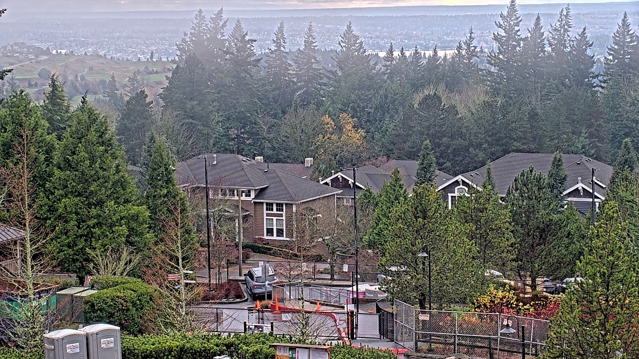 Thumbnail for current weather camera view from Open Window School 1200 ft elev Cougar Mtn in Bellevue, Washington