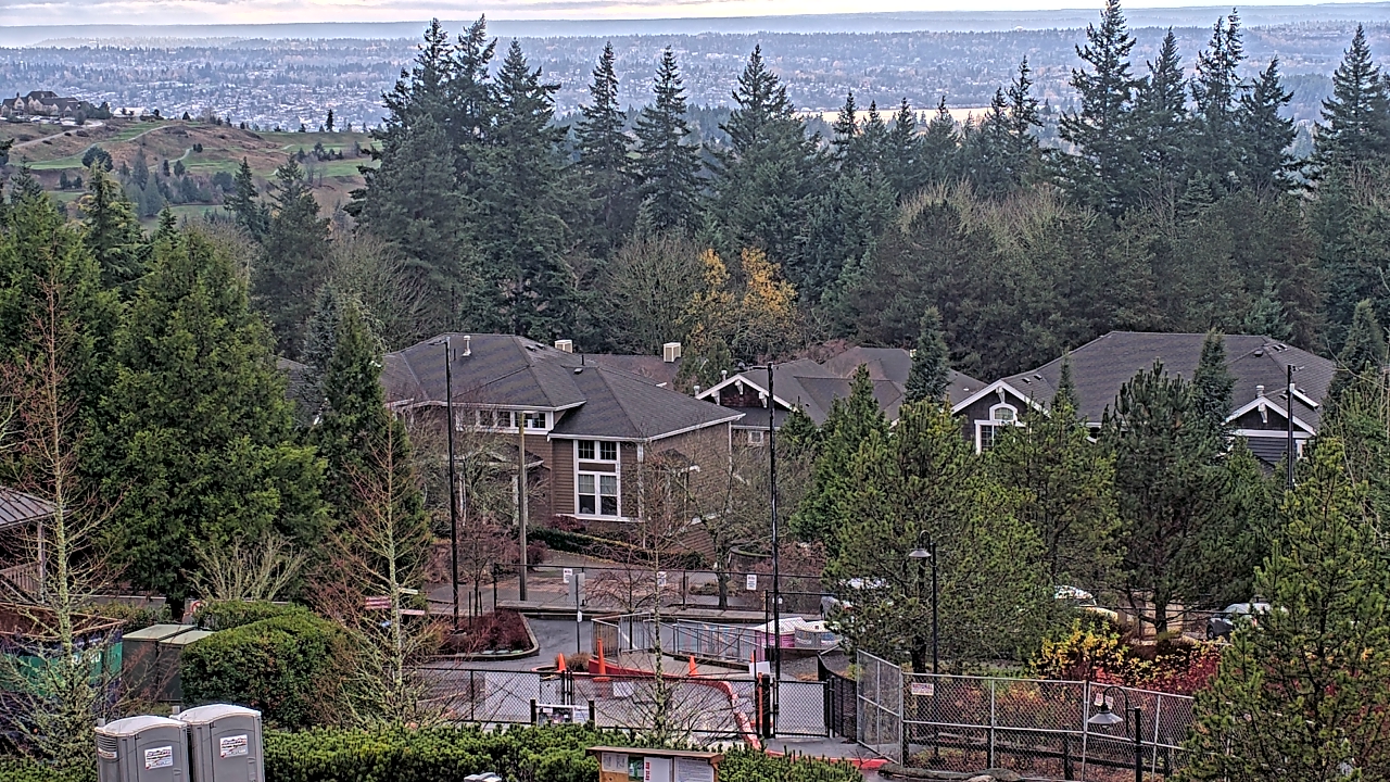 Thumbnail for current weather camera view from Open Window School 1200 ft elev Cougar Mtn in Bellevue, Washington