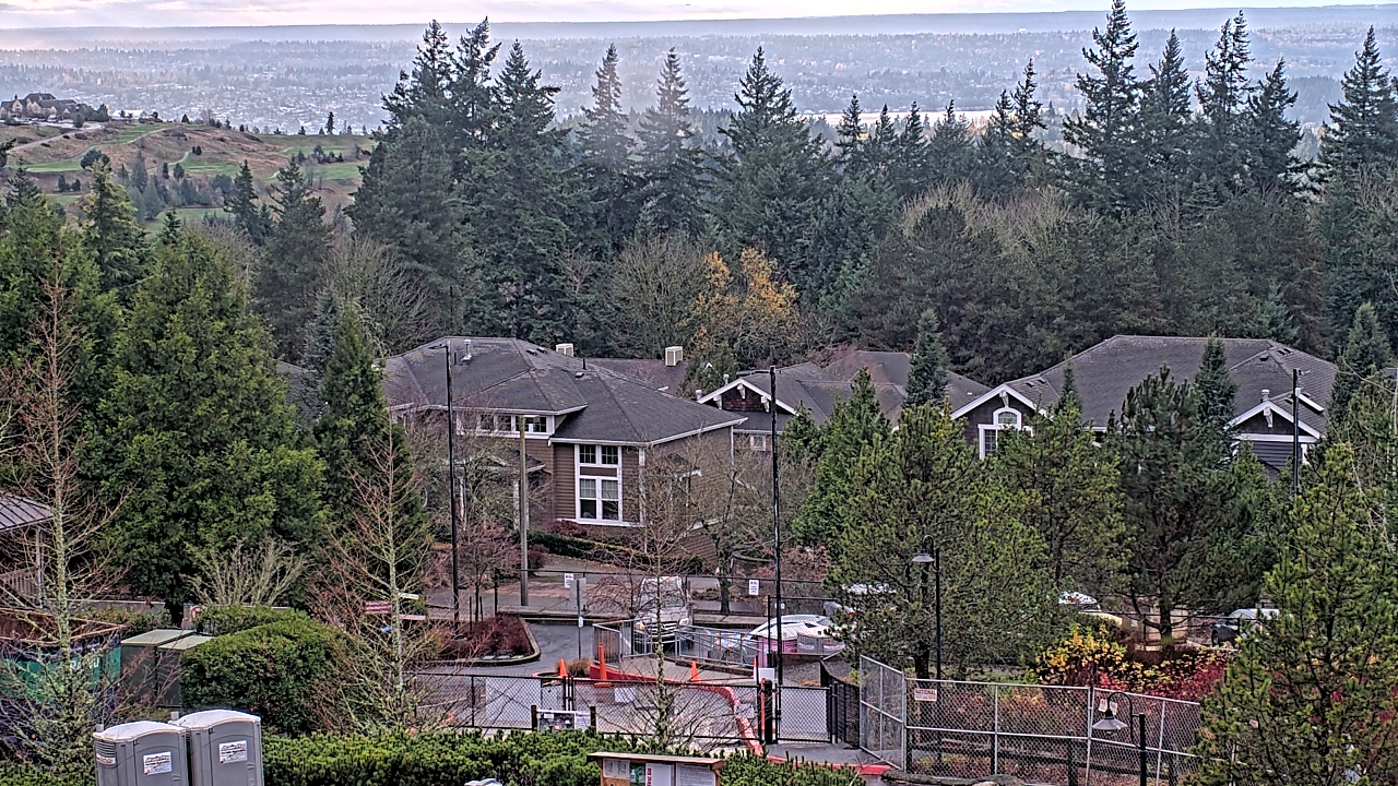 Thumbnail for current weather camera view from Open Window School 1200 ft elev Cougar Mtn in Bellevue, Washington