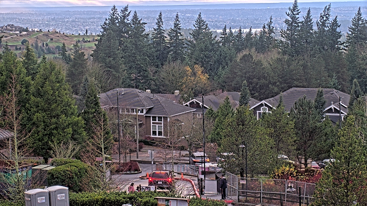 Thumbnail for current weather camera view from Open Window School 1200 ft elev Cougar Mtn in Bellevue, Washington