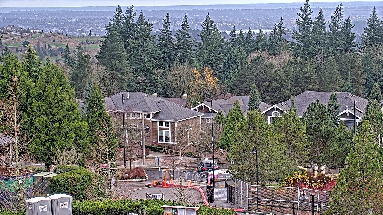 Thumbnail for current weather camera view from Open Window School 1200 ft elev Cougar Mtn in Bellevue, Washington