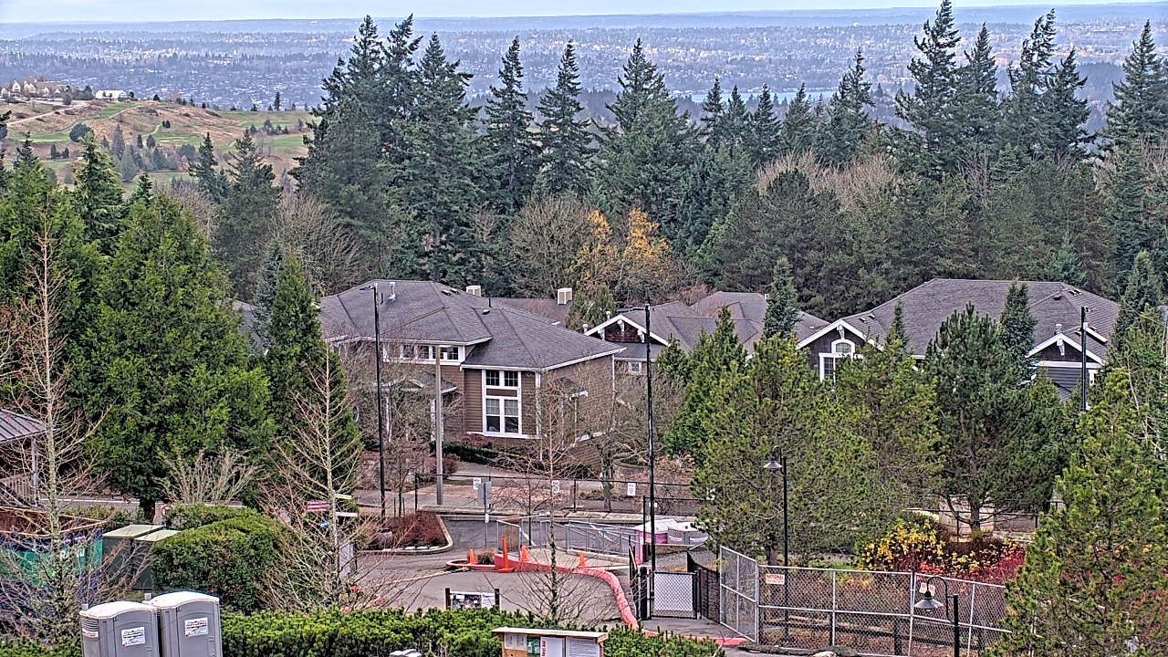 Thumbnail for current weather camera view from Open Window School 1200 ft elev Cougar Mtn in Bellevue, Washington