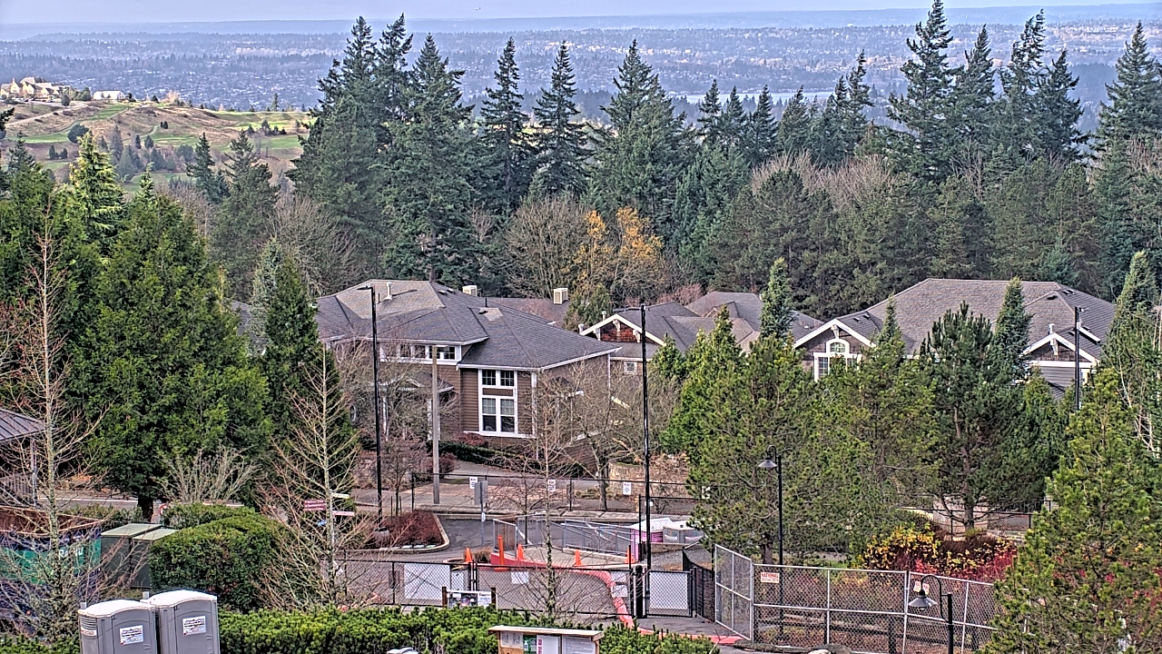 Thumbnail for current weather camera view from Open Window School 1200 ft elev Cougar Mtn in Bellevue, Washington